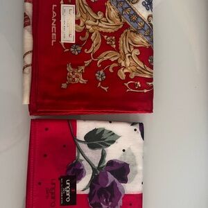 Lancel and Ungaro Silk Scarves